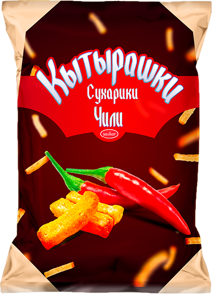 "Кытырашки"  чили менен 