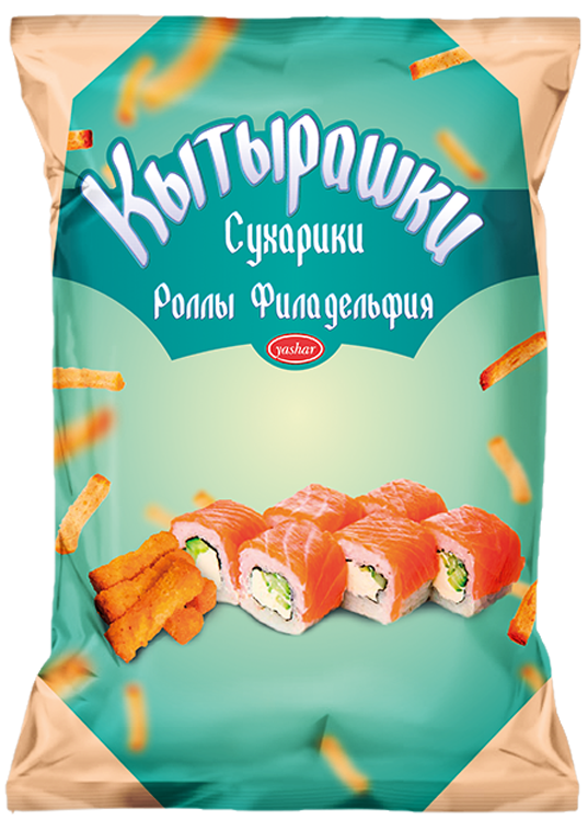 "Кытырашки" Филадельфия роллдору менен 