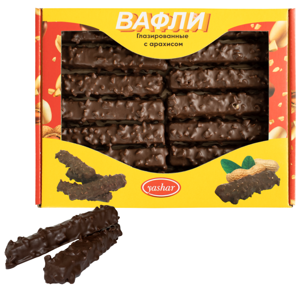Жержаңгак кошулган глазурланган вафли